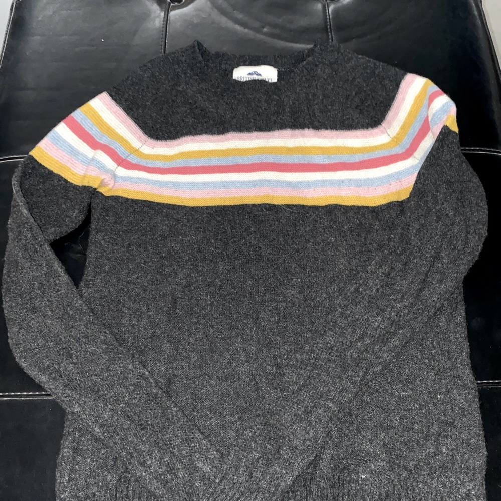 British khaki sweater